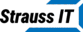 LOGO Strauss IT - Blau Schwarz